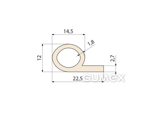 SILIKONPROFILE P-FORM